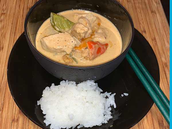 Red Thai Curry with chicken