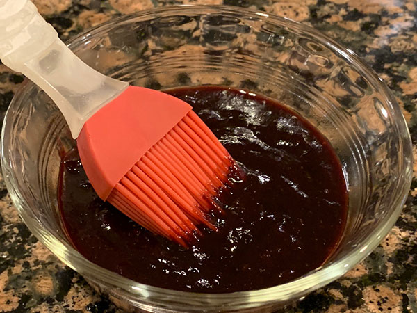 Blueberry barbecue sauce