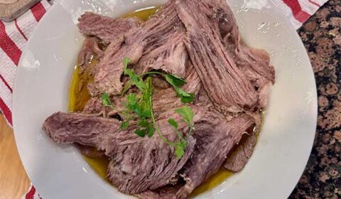 New Orleans boiled brisket