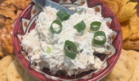 Crab dip with horseradish