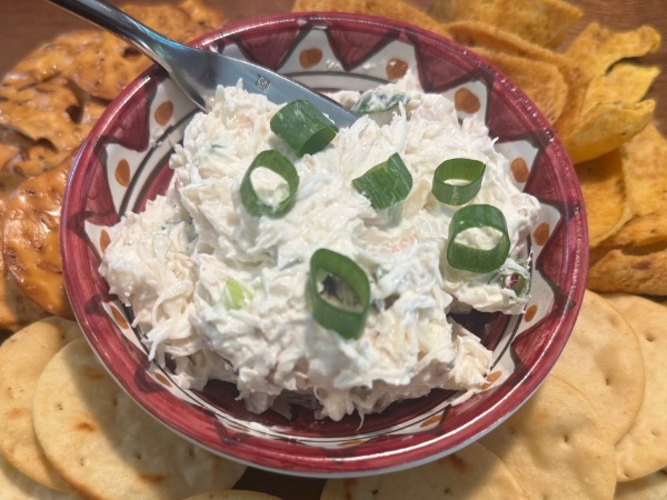 Crab dip with horseradish
