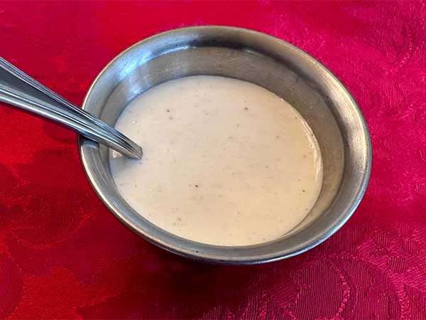 Cream horseradish sauce