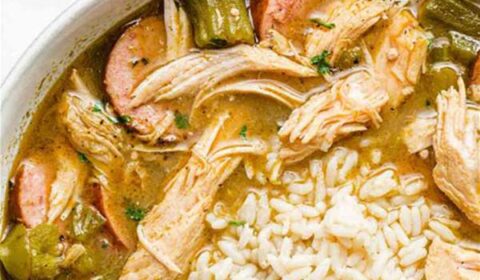 Madeline’s turkey gumbo recipe image.