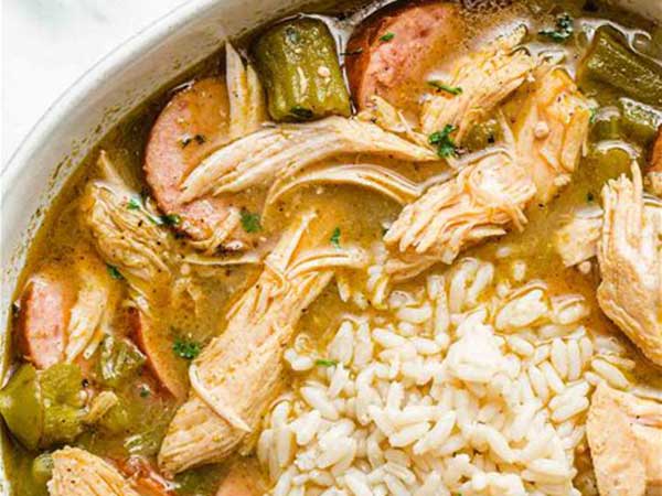 Madeline’s turkey gumbo recipe image.