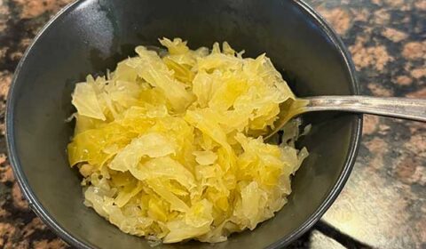 Homemade sauerkraut is easy to make and much better than store bought.