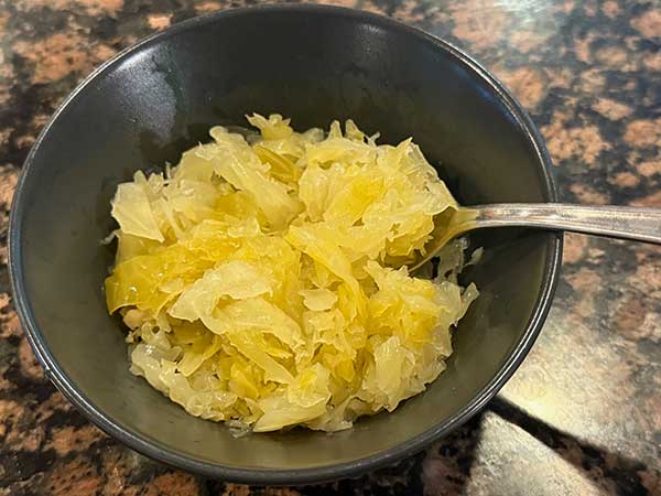 Homemade sauerkraut is easy to make and much better than store bought.