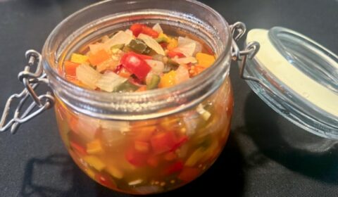 Sweet and Spicy Pepper Relish by Cafe Rouge