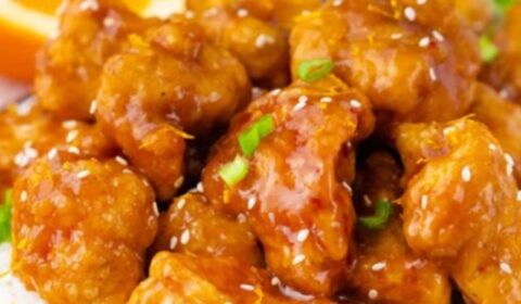 Orange chicken by Cafe Rouge
